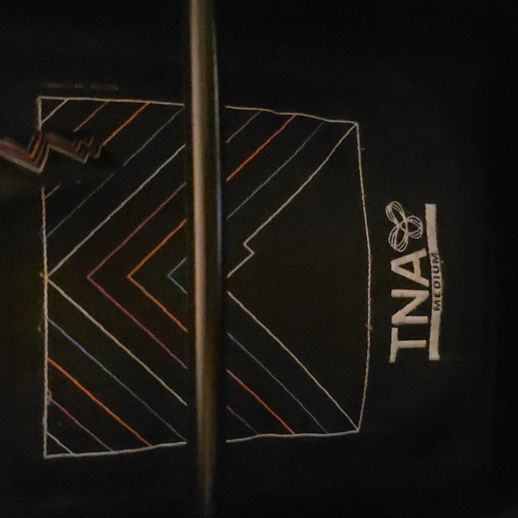 TNA Black Parka with Fur Hood - Picture 2 of 2